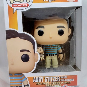 Funko Pop! Andy Stitzer Mit Oscar Goldman – 40 Year Old Virgin, 9,5 Cm, Inkl. EcoTek Protect Case