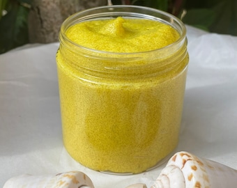 Turmeric Brightening Lemon Body Sugar Exfoliating Scrub