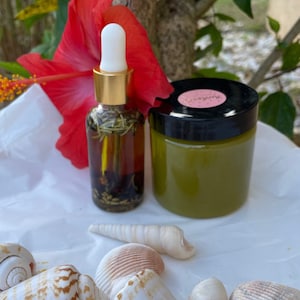 Moringa Chebe Hair Growth Oil and Pomade Herbal Combo Kit