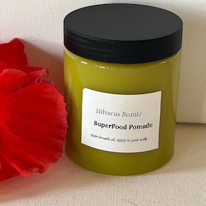 Hair Superfood Fresh Aloe Vera Rosemary Cloves Ginger Parsley Pomade Hair Growth Grease Pomade Fast Growth