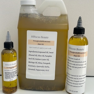 Fenugreek and Rosemary Herbal Hair Growth Oil Wholesale