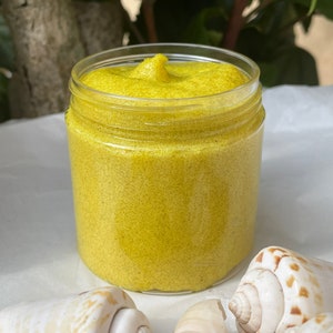 Exfoliating Turmeric Brightening Body Sugar Scrub, Moisturizing Skincare