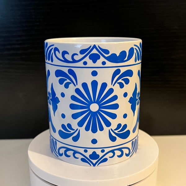 Cricut 12oz mug press digital files (Digital Design comes in SVG,PNG and JPEG Files Only) Talavera design