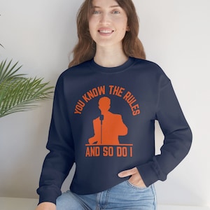 You Know The Rules, And So Do I Sweatshirt, Rick Astley Sweatshirt, Rick Roll Sweatshirt, Funny Meme Sweatshirt, Gift For Teacher