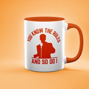 You Know The Rules And So Do I Mug, Rick Astley Mug, Never Gonna Give You Up, Rick Roll Mug, Meme Mug, Funny Mug Gift, Gift For Teacher