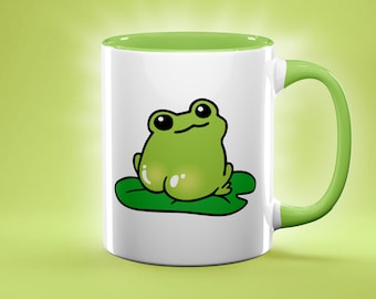 Funny Mug, Frog Butt Mug, Funny Frog Gift for Nature Lover, Mother's Day, or Friend, Gift for Frog Lover