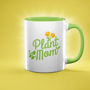 Tazza divertente, Tazza mamma pianta, Regalo per gli amanti della natura, Regalo per la festa della mamma, Regalo per l&#39;amante delle piante, Tazza da giardinaggio, Regalo per giardiniere, Tazza botanica
