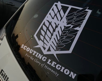 Anime Scout Regiment Titan Vinyl Decal Sticker for laptops, notebooks, cars, bumpers, and more!