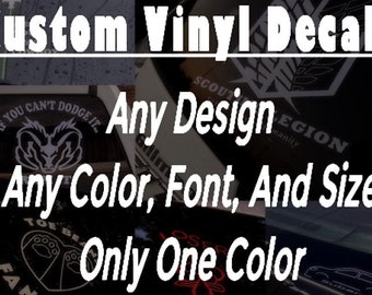 Custom Vinyl Decals: Personalized Text, Image, Logo