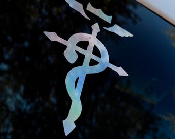 Metal Alchemist Anime Vinyl Decal for laptops, notebooks, cars, bumpers, and more!