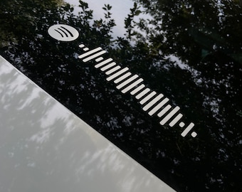 Custom Spotify Song Code Vinyl Decal Sticker