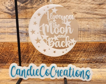 I Love You To The Moon and Back Ornament