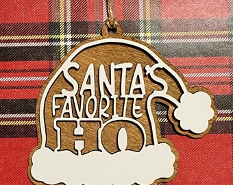 Santa's Favorite Ho Ornament