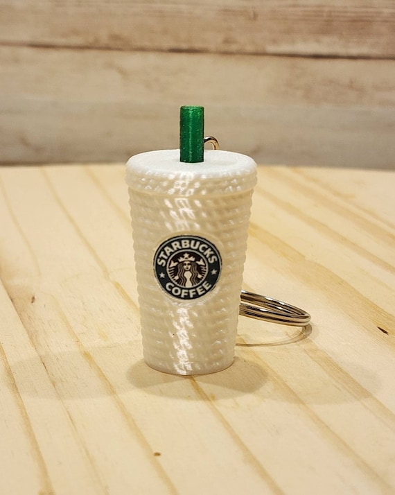 Mini Starbucks Inspired Tumbler Keychain