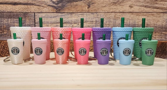 小物 Starbucks Keychains Micro Studded Tumbler Keychain, Starbucks Inspired. DOES NOT
