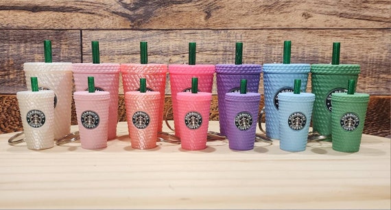 Starbucks Inspired Miniature Studded Tumbler Straw Cover 