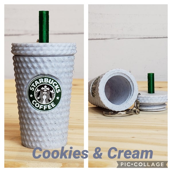 Studded Tumbler Keychain, With Storage. BLOWOUT SALE!!! Starbucks Inspired