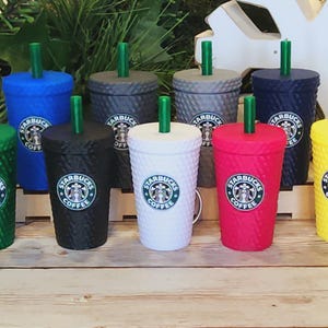 Blue Studded Starbucks Cup - Etsy