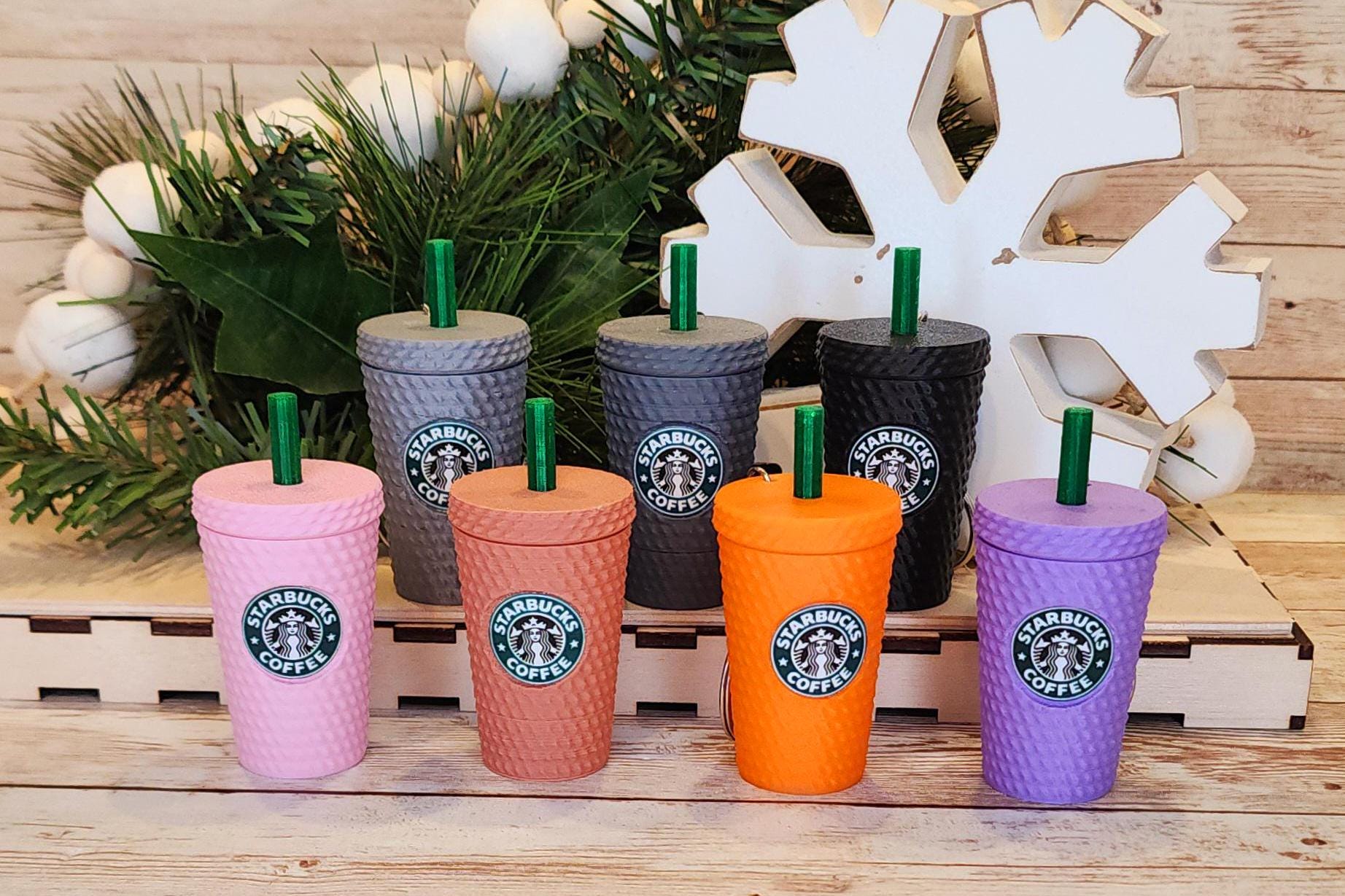 Starbucks Keychain - Etsy Starbucks Keychain - Etsy