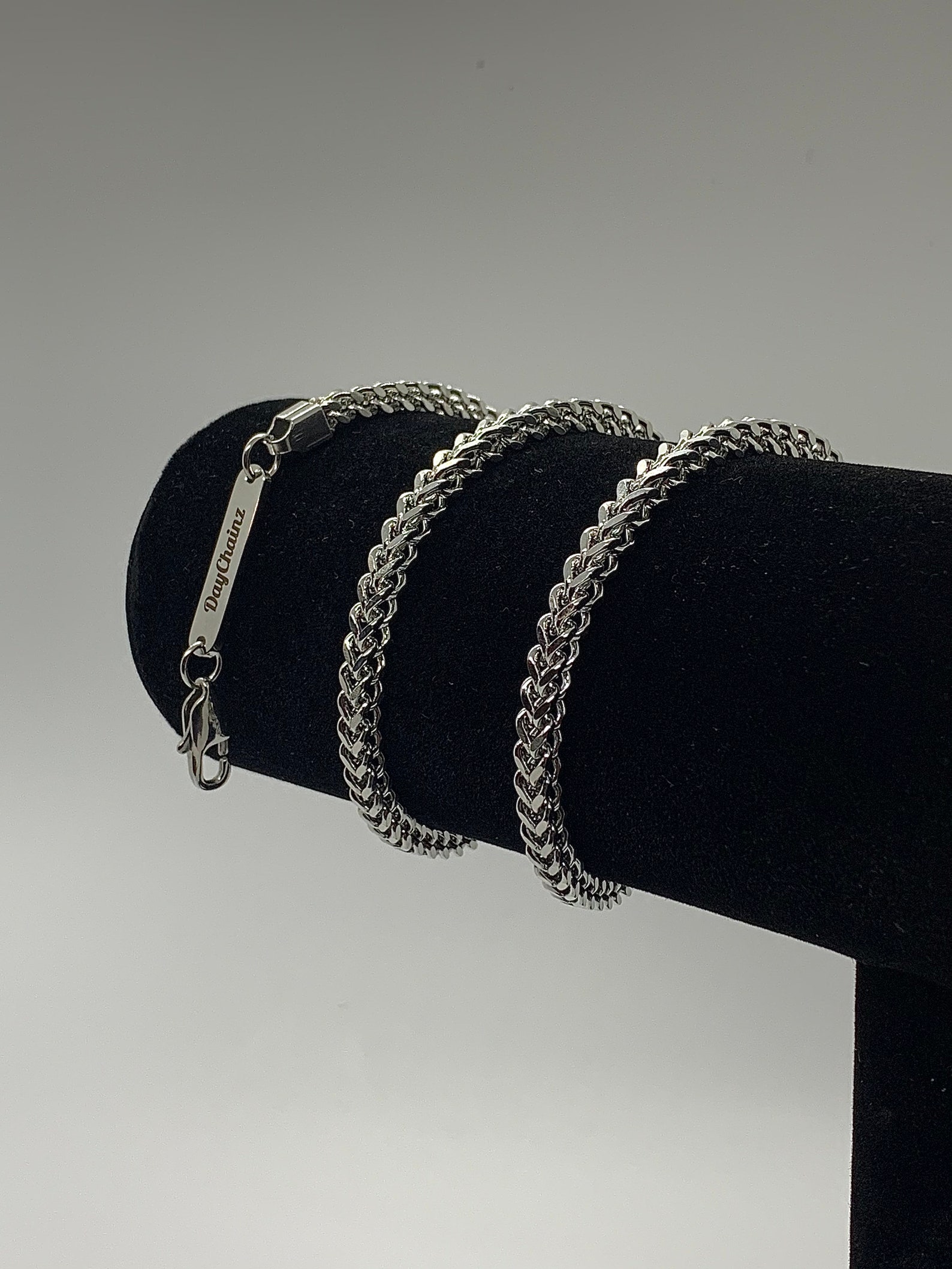 DayChainz 4mm Franco Curb Link Chain Stainless Steel Men's Etsy