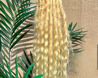 613 Platyna (blond)75 Lisa Bonet BoHo style Locs, Włosy ludzkie