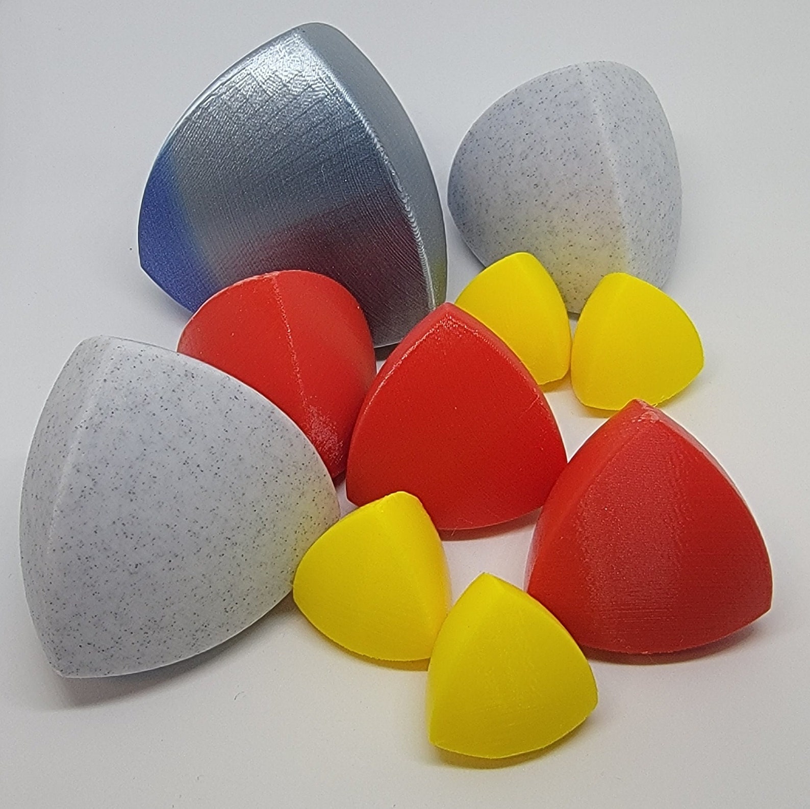 Reuleaux Tetrahedron Solids of Constant Width Set of 4 Etsy