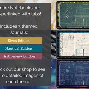 Digital Dnd Character Journal Bundle Theme Series, Dnd Character Sheet ...