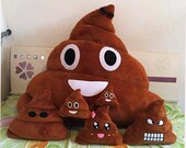 Spoof poop plush toy pillow Funny and cute poop pillow Large Octopus Plush, Giant Octopus Plush, gift for her for kids, personalized gifts