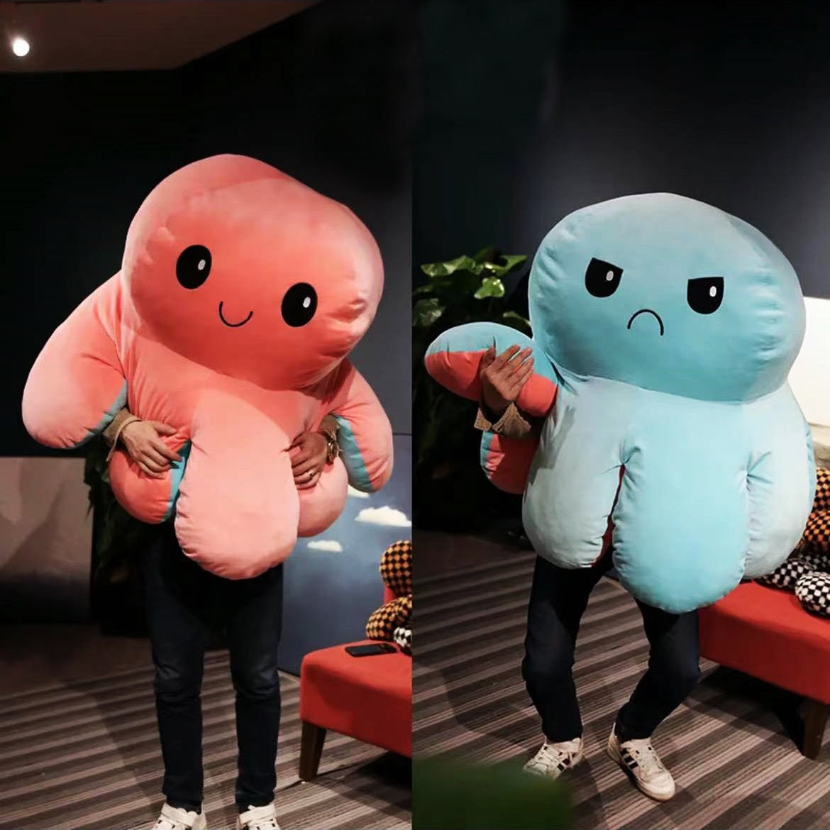 changeable octopus plush