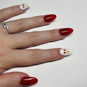 Cherry Bomb Press on Nails