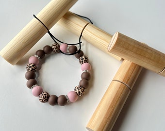 Knotengreifer für Silikon-Armbänder Schlüsselanhänger Armbänder, die Knoten Holz anziehen