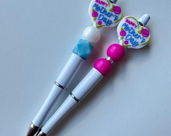 Mother's Day Beaded Pens For Fun Office Decoration