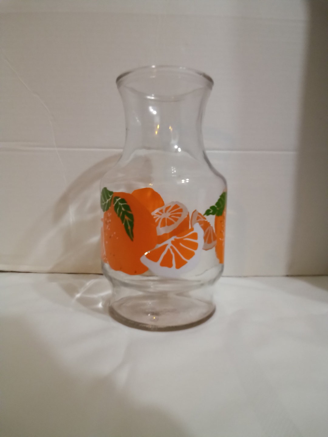 Juice Carafe With Oranges Design Etsy