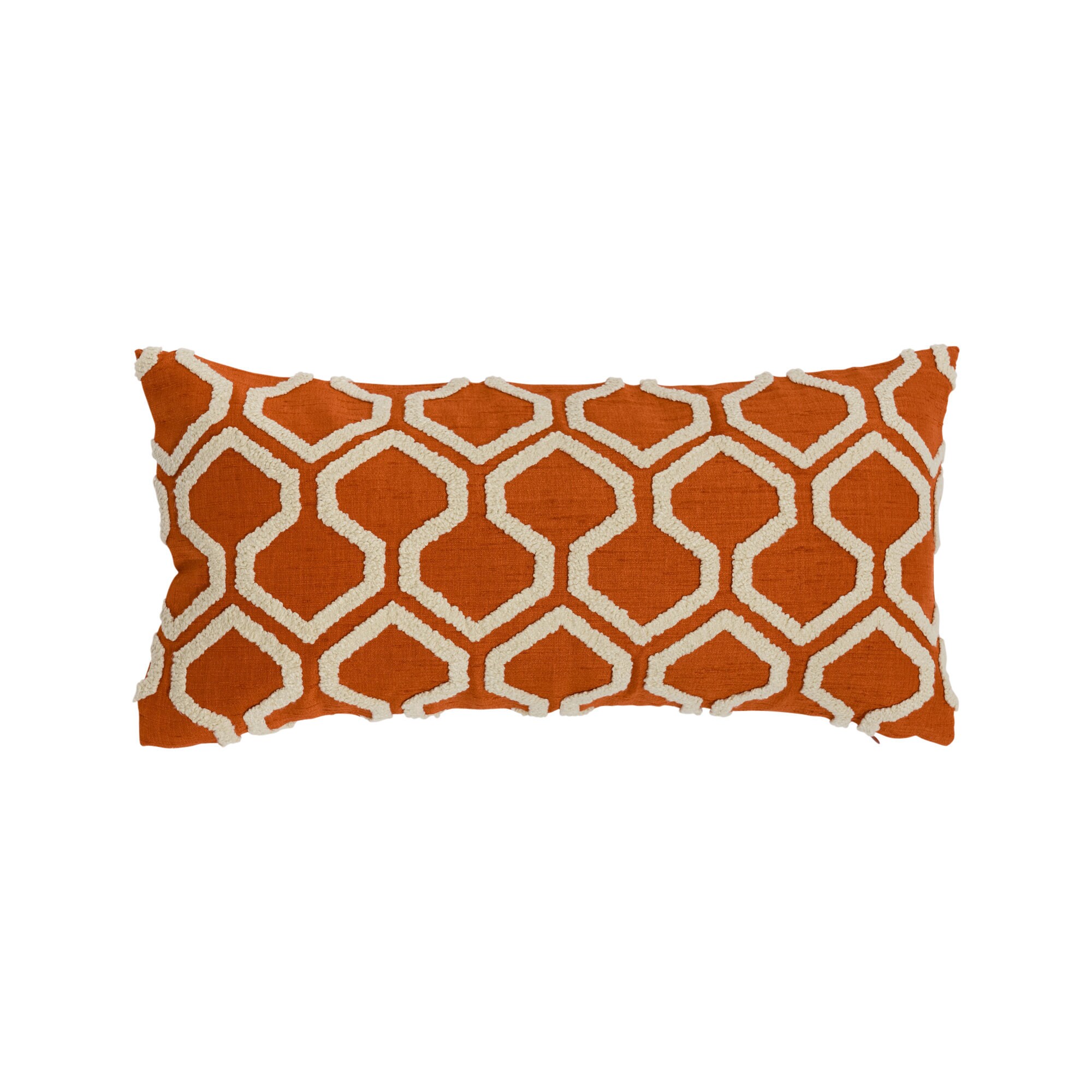 Burnt Orange MidCentury Modern Lumbar Pillow Cover Etsy