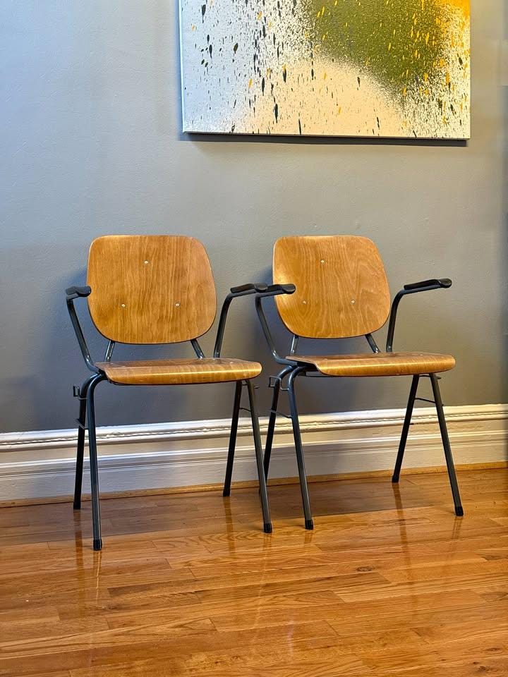 Stackable Chairs by Kho Liang Ie for CAR Katwijk - Local Pick Up or Delivery Only