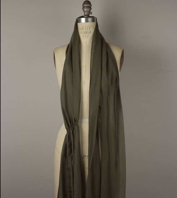 3 Piece Silk Chiffon Top Set and Scarf - image 4