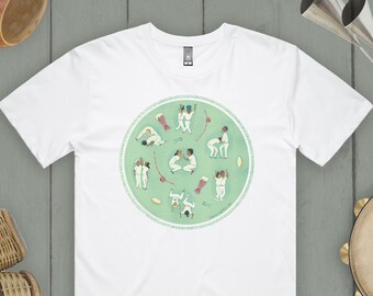 Men&#39;s Capoeira Tshirt: Chamadas (Circle version)