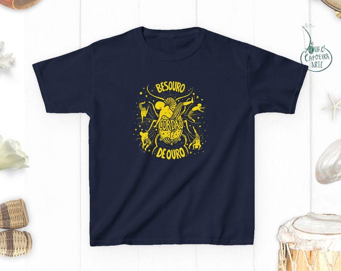 Featured listing image: Kids Capoeira Tshirt: Besouro Mangagá