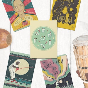 Capoeira Postcard Set of 5