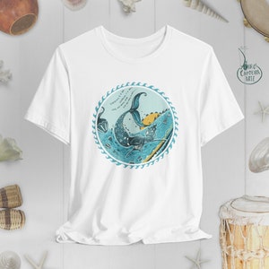 Uniseks capoeira-T-shirt: Minha Mãe Linda Sereia