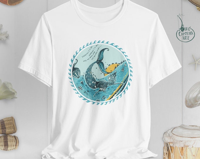 Featured listing image: Unisex Capoeira T-shirt: Minha Mãe Linda Sereia
