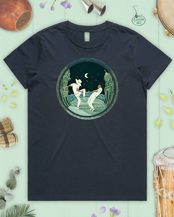 Débardeur Femme 'Capoeira Queen' - T-shirt Sport Capoeira - Coton Léger - Pour Entraînement Ou Style Décontracté