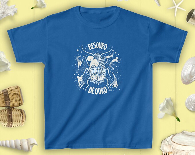 Featured listing image: Kids Capoeira Tshirt: Besouro Mangagá