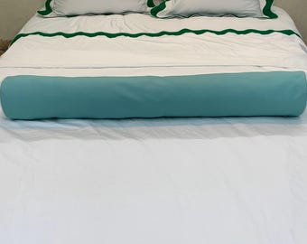 Upholstered Piping bolster, Neckroll Bolster Pillow for Decorative Home Decor Bolster Throw Pillows