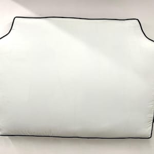 Piping Headboard 3&quot; thick - Dorm Room Size Twin/TwinXL 30”Hx40”W Full/FullXL 30”Hx55”W
