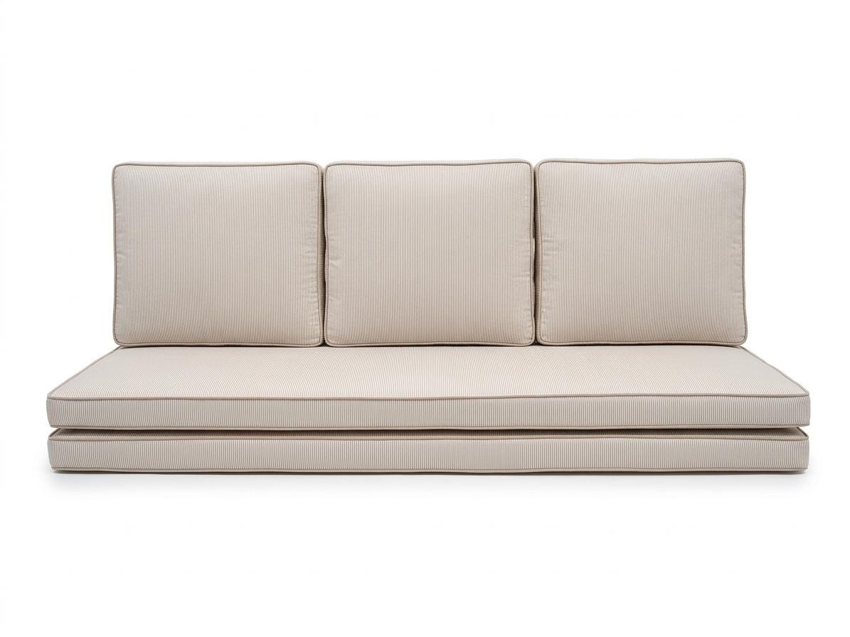 Fodera Per Cuscino Da Pavimento Bohémien 70 Cm - Beige, Ricamo Etnico E Patchwork Fatto A Mano - Copri Cuscino Rotondo (Solo Fodera) - 4