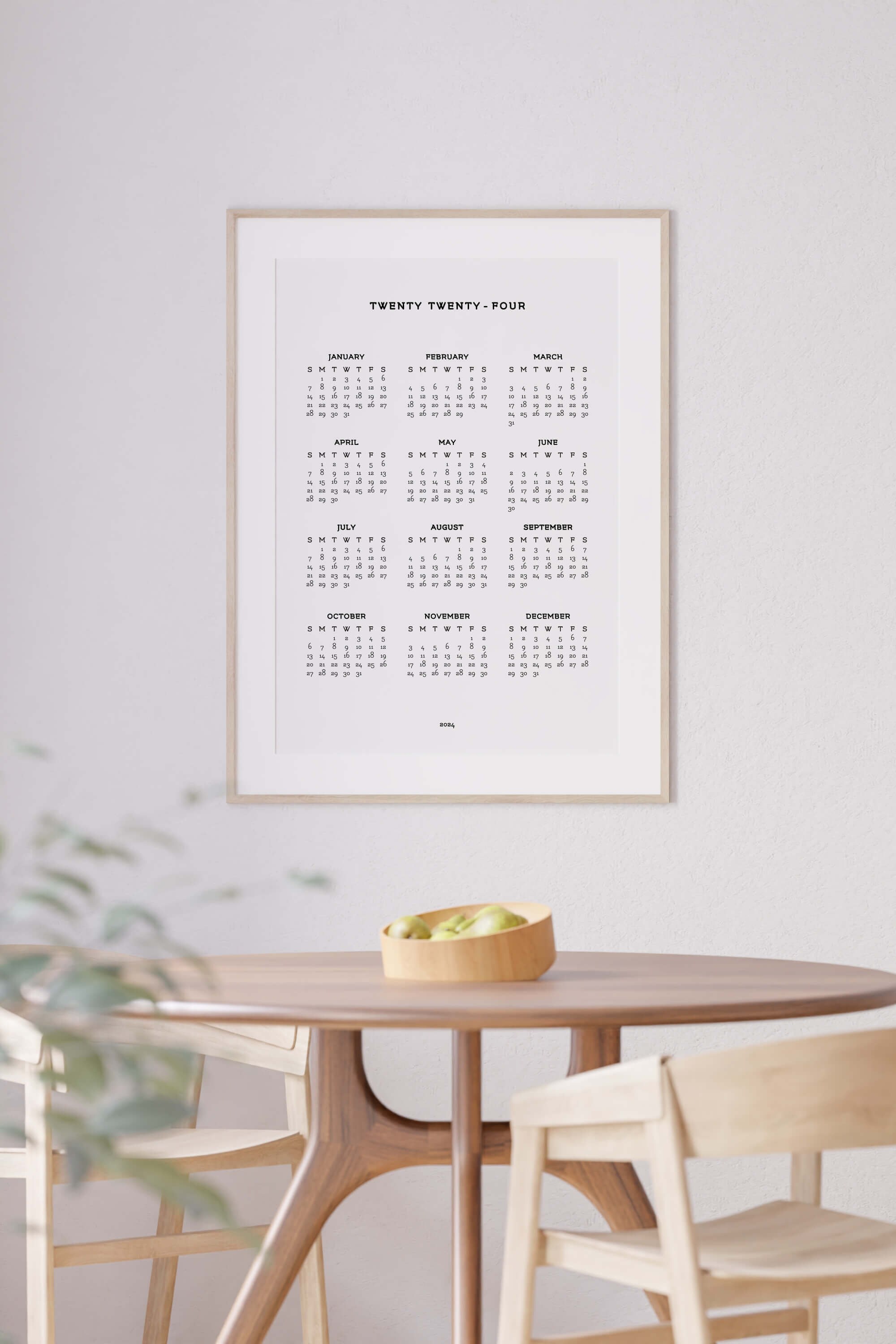 2024 Printable Calendar One Page Calendar Minimalist 2024 Printable 2024 Printable Calendar One Page Calendar Minimalist 2024 Printable