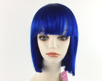 blue wig etsy