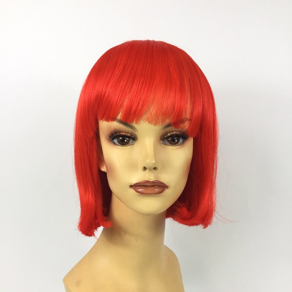 Cosplay Anime Wavy Bob Fun RED Wig by Funtasy Wigs Tweens/Teens