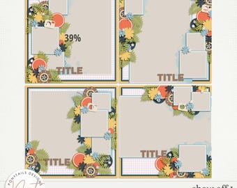 Show Off 1 - Digital Scrapbooking Template - Memory Keeping
